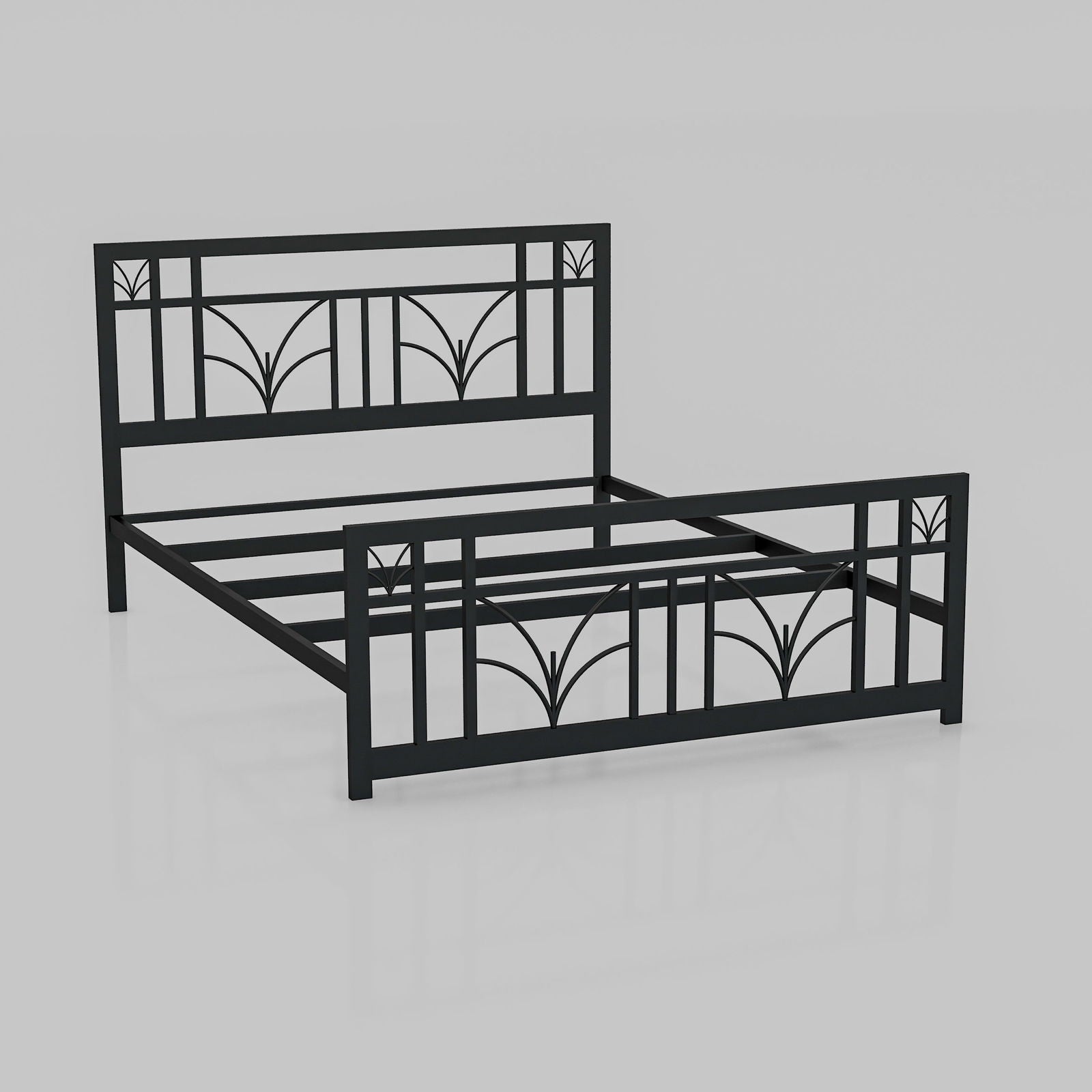 MetalCraft Stunning Design Iron Bed - Furnishiaa -  -